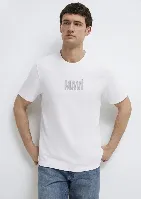 Resim Mavi Erkek T-shirt M0613186-620