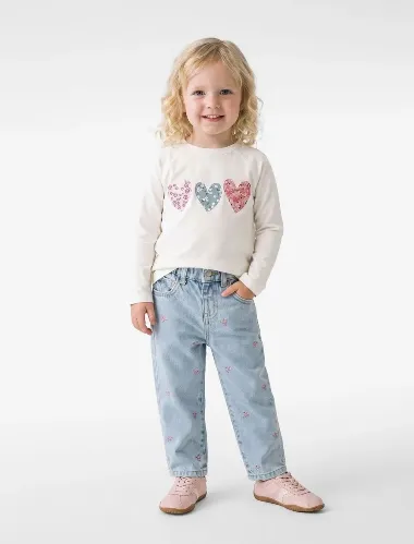 Resim Koton Kız Bebek Sweat 7WMG10018AK