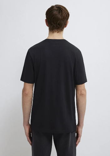 Resim Mavi Logo Erkek T-shirt M0611714-900