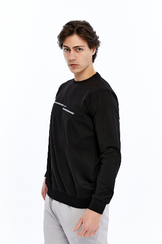 Resim Paul&More Erkek Sweat What Baskı 0 Yaka 2 İp