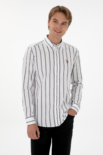 Resim U.S. Polo Assn. Sebastıan025K Erkek Dokuma Gömlek 2234519