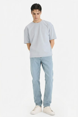 Resim Defacto Erkek T-shirt X3926AZ/GR297