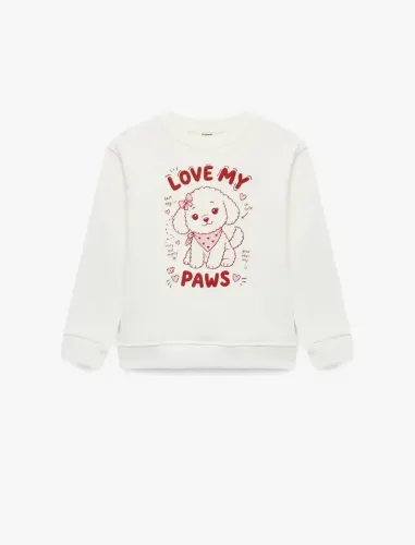 Resim Koton Kız Bebek Sweat 7WMG10188AK