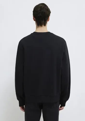 Resim Mavi Bisiklet Yaka Erkek Sweat M0S10276-900