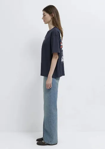 Resim Mavi Kadın T-shirt M1613921-70087