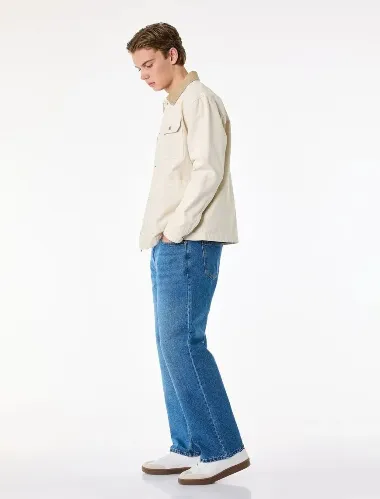 Resim 7WAM40133ND Erkek Jean Pantolon