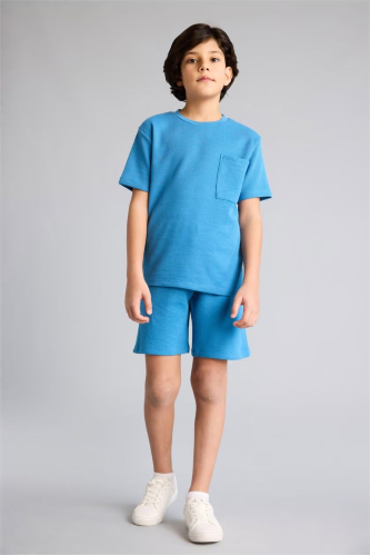 Resim Defacto Erkek Çocuk Şort Takım D9993A8/BE278