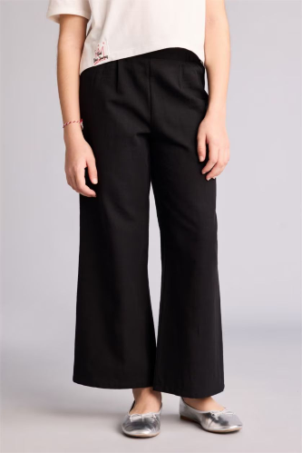 Resim Defacto Kız Çocuk Kanvas Pantolon G0608A8/BK34