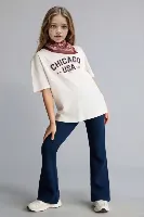 Resim Defacto Kız Çocuk T-shirt Takım H1127A8/ER233