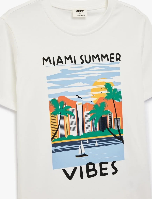 Resim Koton Erkek Çocuk T-shirt 6SKB10232TK