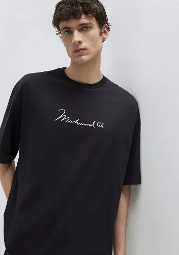 Resim Mavi Erkek T-shirt M0613191-900