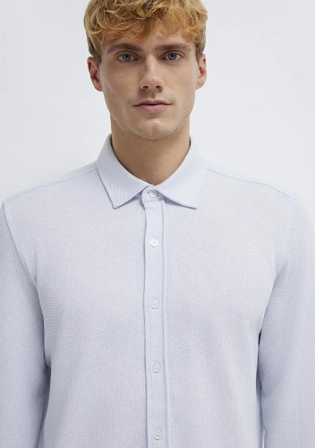 Resim Mavi Erkek Uzun Kol Gömlek M0211857-70775