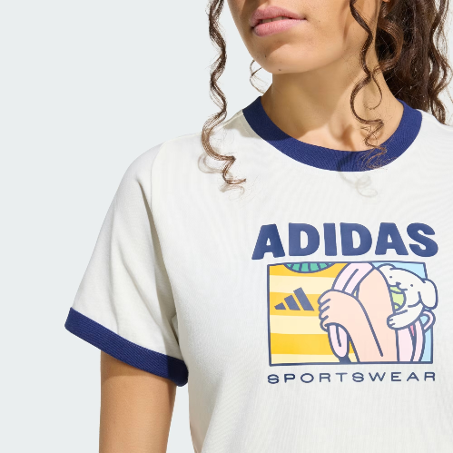 Resim Adidas Pop Art T1 Q2 Kadın T-Shirt Kc8603