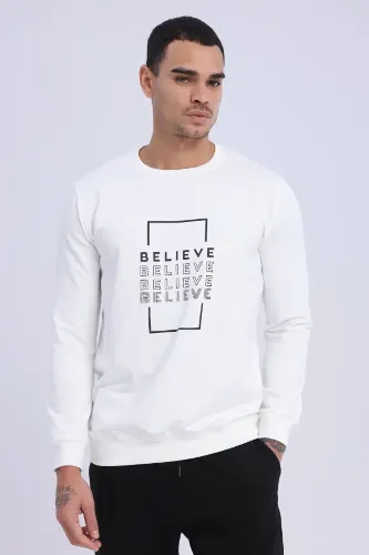 Resim Paul&More O Yaka 2 İp Erkek Sweat 1003 Belıeve