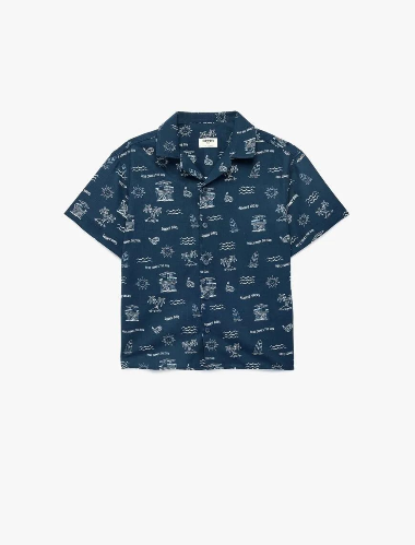 Resim Koton Erkek Çocuk Gömlek 6SKB60112TW