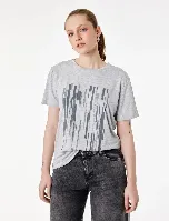 Resim Koton Kadın T-shirt 6SAK50126EK