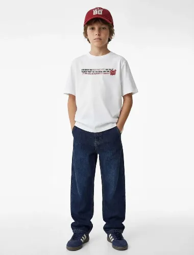 Resim Koton Erkek Çocuk T-shirt 6SKB10394TK