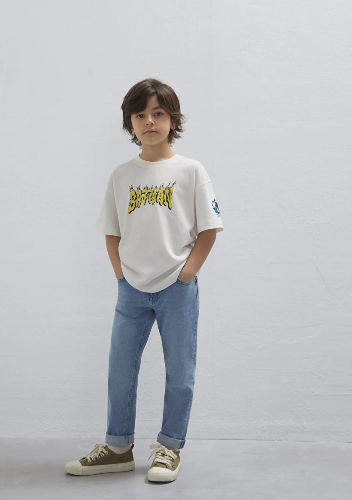 Resim Mavi Erkek Çocuk Tişört M6610420-70057