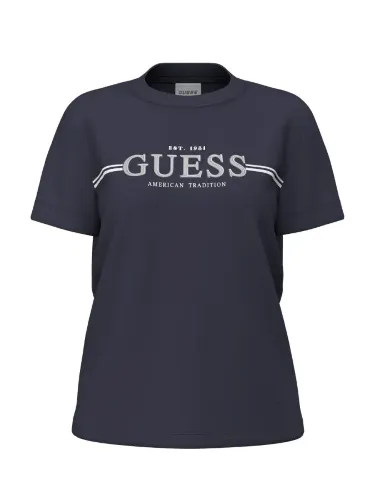 Resim Guess Smart Blue Kadın T-Shirt V6Bı15K6743-G7V2