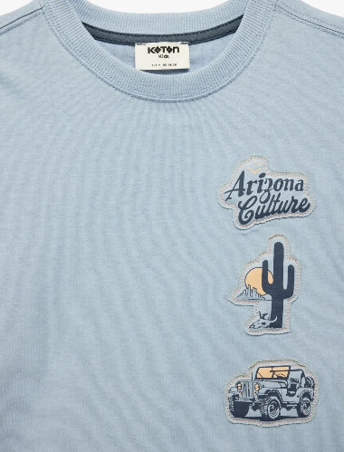 Resim Koton Erkek Çocuk T-shirt 6SKB10077TK