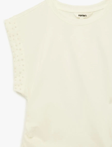 Resim Koton Kadın T-shirt 6SAK50241EK