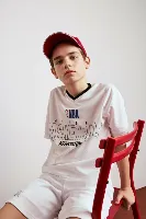 Resim Defacto Erkek Çocuk T-shirt H2898A8/WT34