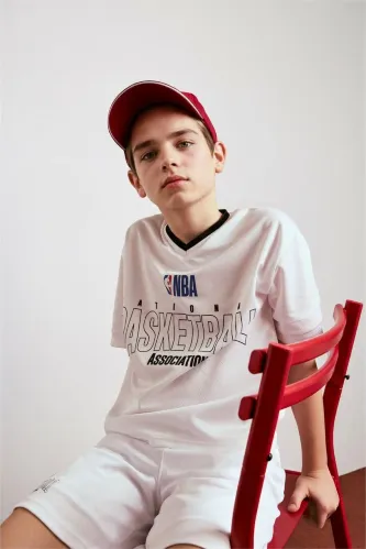 Resim Defacto Erkek Çocuk T-shirt H2898A8/WT34