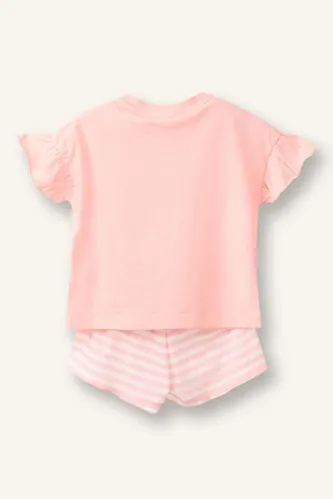 Resim Defacto Kız Bebek Pijama Takım H9308A5/PN621
