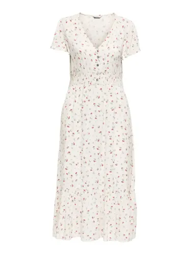 Resim Only Onlmarıanne Lıfe S/S Mıdı Dress Wvn Kadın Elbise 15247335