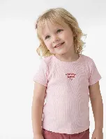 Resim Koton Kız Bebek T-shirt 6SMG10192AK