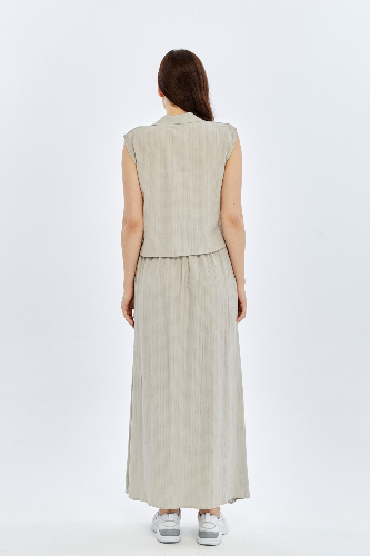 Resim Viole&More Kadın Etek Takım Kolsuz Bağlamalı