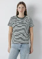 Resim Mavi Kadın T-shirt M1614397-91642