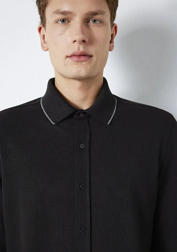 Resim Mavi Erkek Uzun Kol Gömlek M0211867-900