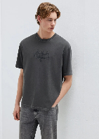 Resim Mavi Erkek T-shirt M0613203-900