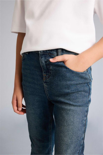 Resim Defacto Erkek Çocuk Jean Pantolon F8437A8/NM29