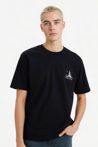 Resim Defacto Erkek T-shirt F8164AX/BK81