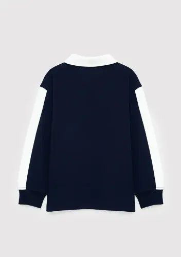 Resim Mavi Erkek Çocuk Sweat M6S10185-84371