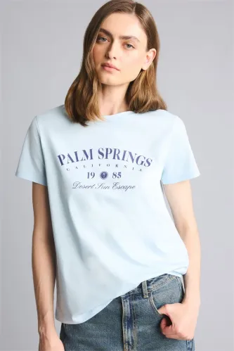 Resim Defacto Kadın  T-shirt H8705AX/BE773