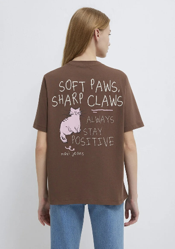 Resim Mavi Kadın T-shirt M1613726-81959