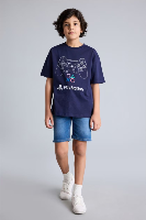 Resim Defacto Erkek Çocuk T-shirt G9074A8/NV134