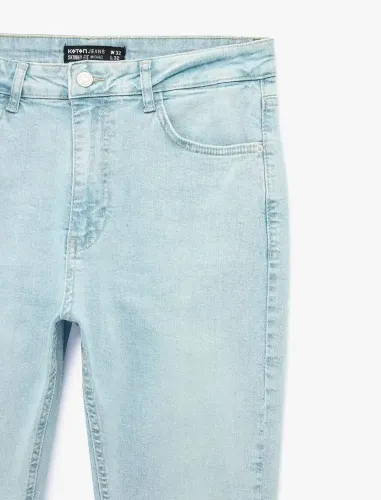 Resim Koton Erkek Jean Pantolon 7WAM40084ND