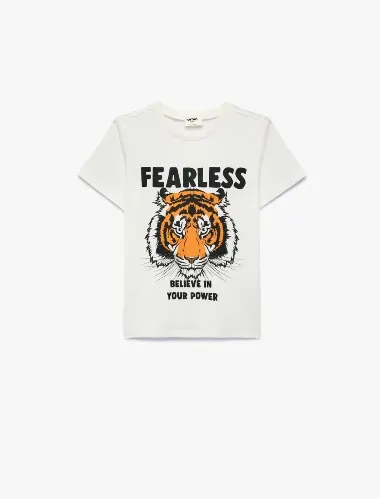 Resim Koton Erkek Çocuk T-shirt 6SKB10014TK