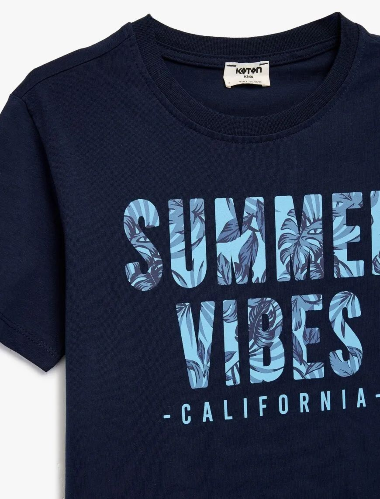 Resim Koton Erkek Çocuk T-shirt 6SKB10150TK