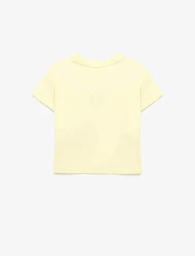 Resim Koton Kız Bebek T-shirt 6SMG10157AK