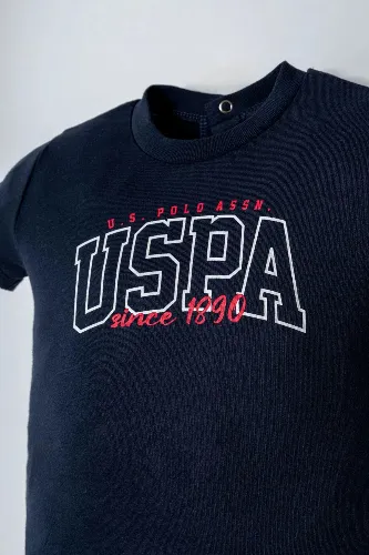 Resim U.S. Polo Assn Bebek Erkek Bebek Şort Takım USB2873