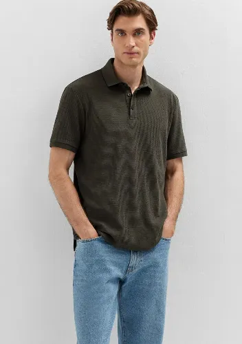 Resim Mavi Erkek T-shirt M0612521-71553