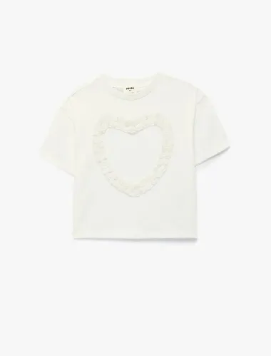 Resim Koton Kız Çocuk T-shirt 6SKG10139AK