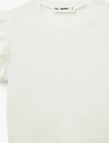 Resim Koton Kadın T-shirt 6SAL10032IK