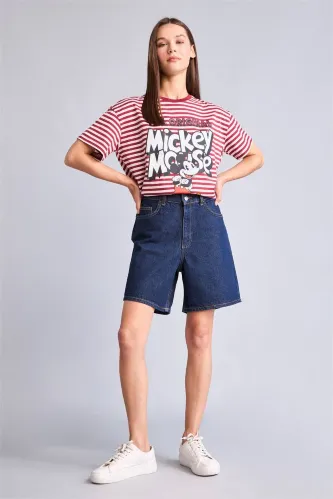 Resim Defacto Kadın T-shirt H6816AX/BR285