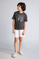 Resim Defacto Erkek Çocuk Şort Takım G8822A8/AR202